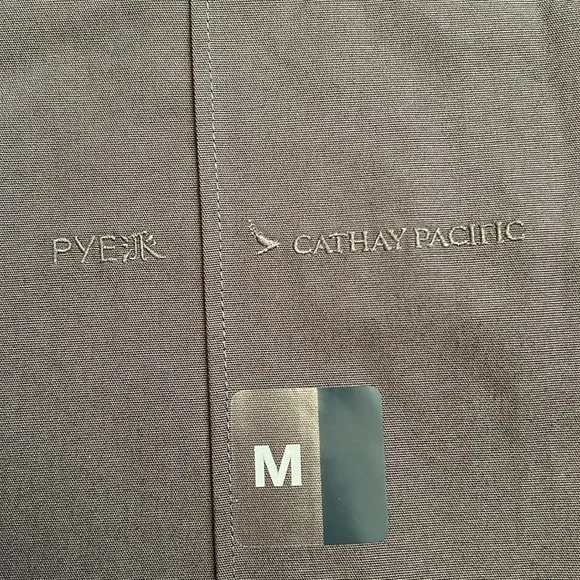Cathay Pacific first class Amenity Travel, pajama and dining menu and drink list